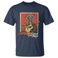 Cinco De Mayo T Shirt Mariachi Skeleton Playing Guitar Mexican Party - Wonder Print Shop