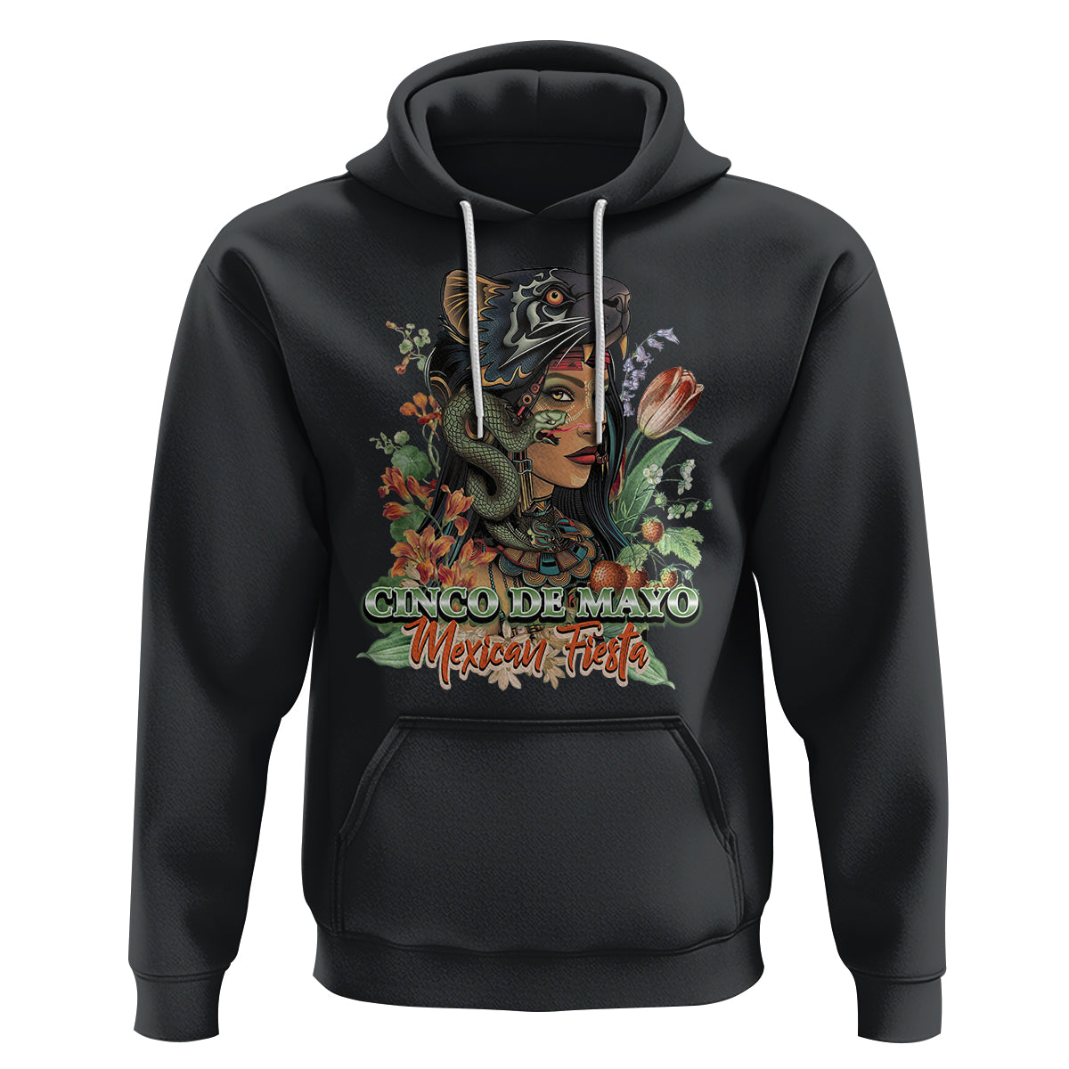 Cinco De Mayo Mexican Fiesta Aztec Hoodie - Wonder Print Shop