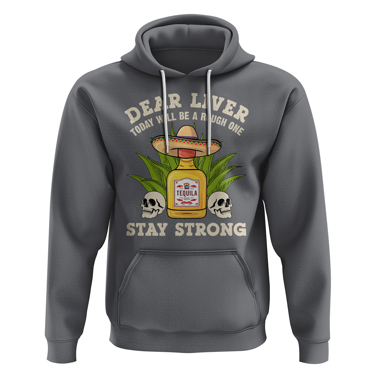 Cinco De Mayo Hoodie Dear Liver Today Will Be A Rough One Funny Drinking Mexican Party - Wonder Print Shop