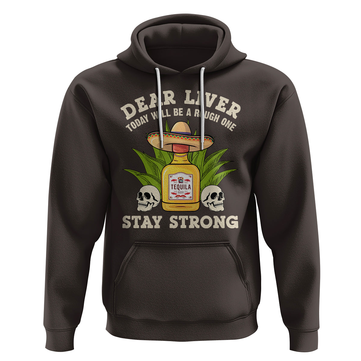 Cinco De Mayo Hoodie Dear Liver Today Will Be A Rough One Funny Drinking Mexican Party - Wonder Print Shop