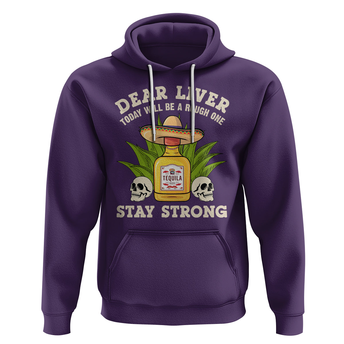 Cinco De Mayo Hoodie Dear Liver Today Will Be A Rough One Funny Drinking Mexican Party - Wonder Print Shop
