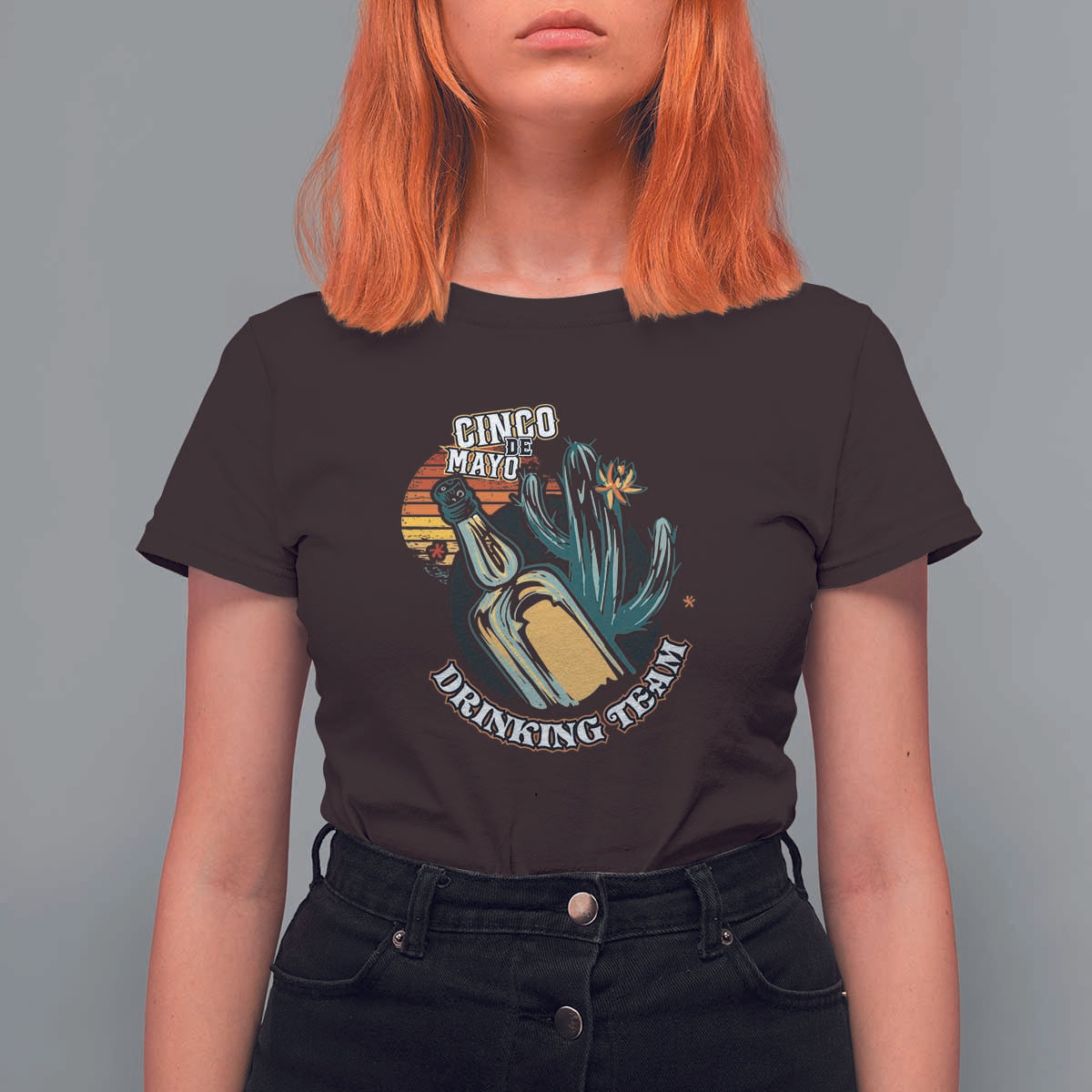 Cinco De Mayo Drinking Team Funny Mexican Party T Shirt For Women - Wonder Print Shop