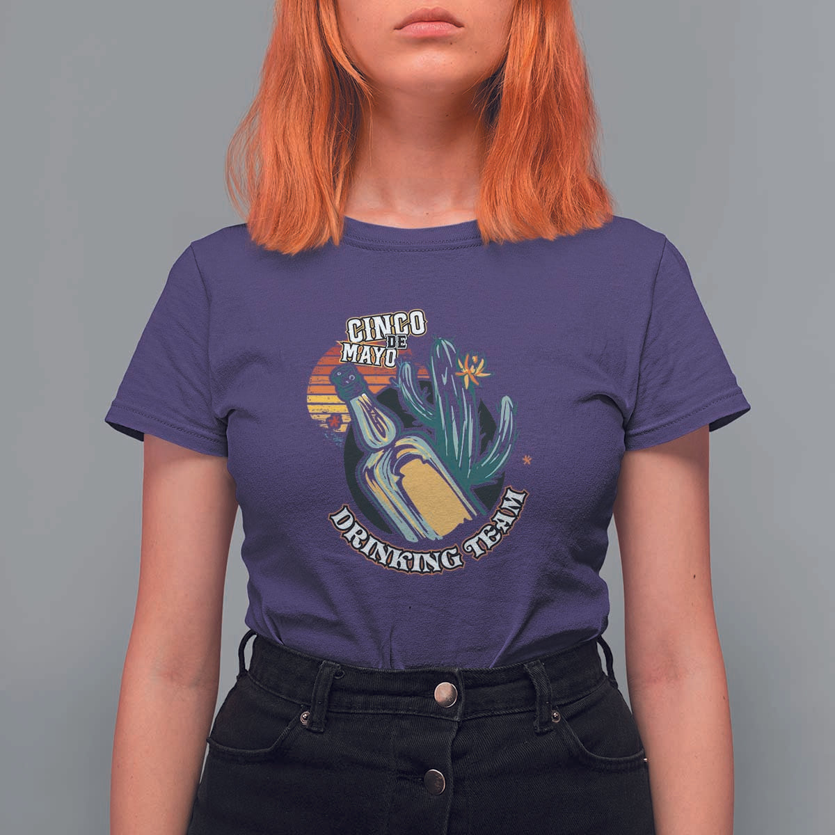 Cinco De Mayo Drinking Team Funny Mexican Party T Shirt For Women - Wonder Print Shop