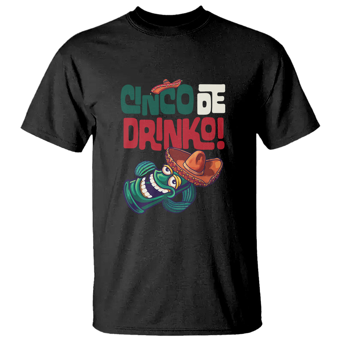Cinco De Mayo Drinko Funny Drinking Mexican Party T Shirt - Wonder Print Shop