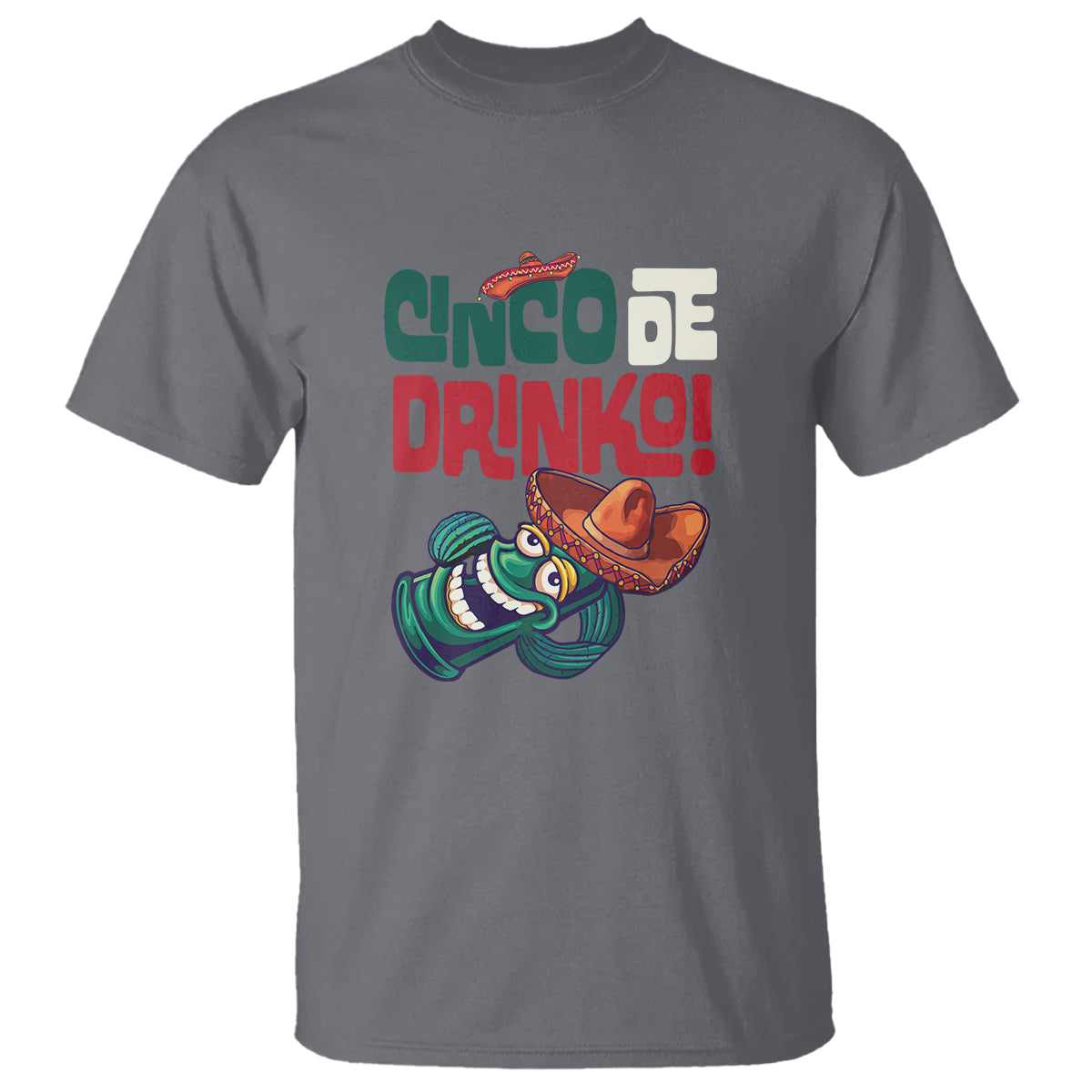 Cinco De Mayo Drinko Funny Drinking Mexican Party T Shirt - Wonder Print Shop