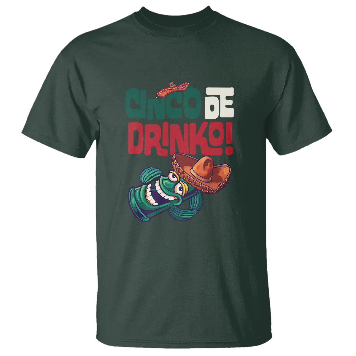 Cinco De Mayo Drinko Funny Drinking Mexican Party T Shirt - Wonder Print Shop