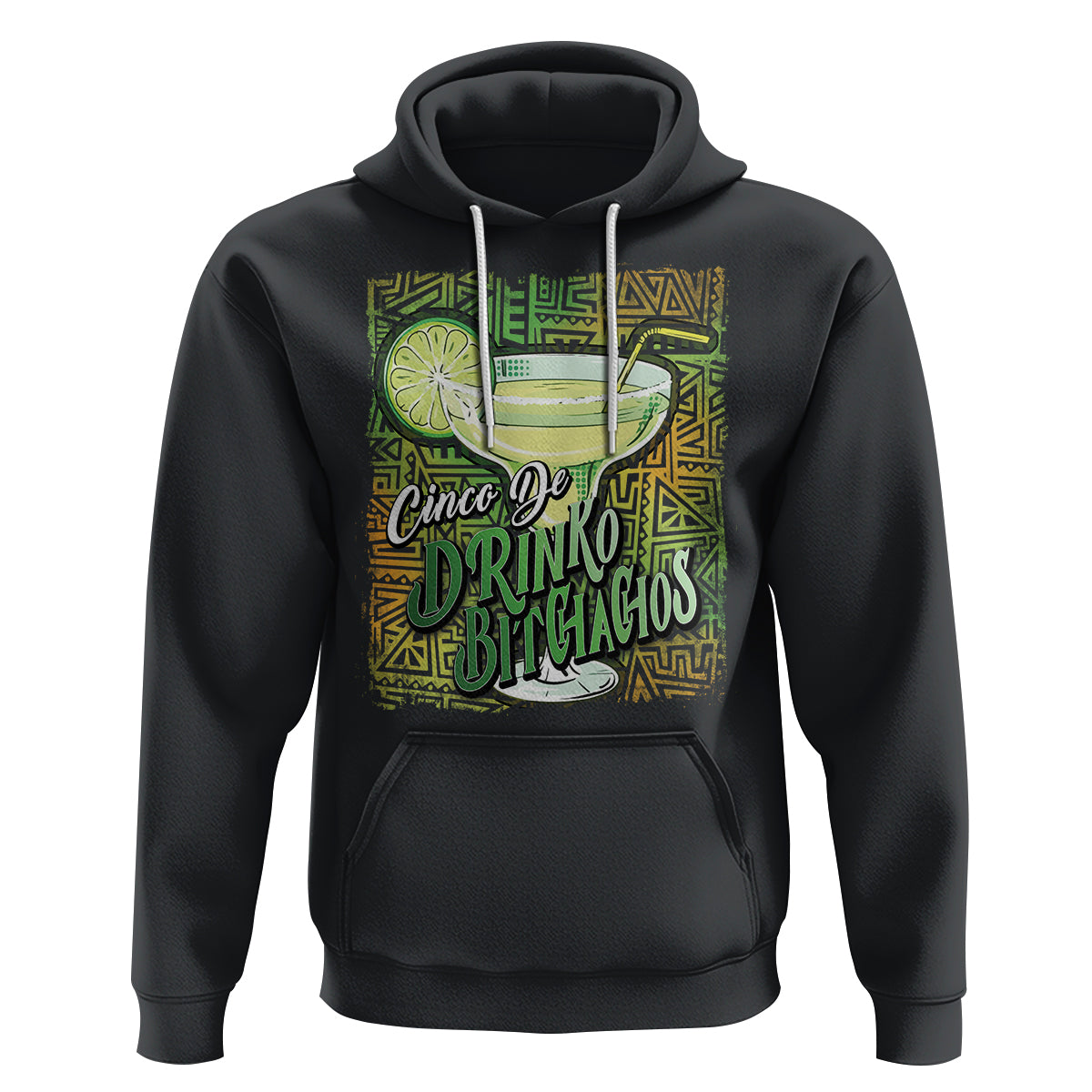 Cinco De Drinko Bitchachos Funny Mexican Party Hoodie - Wonder Print Shop