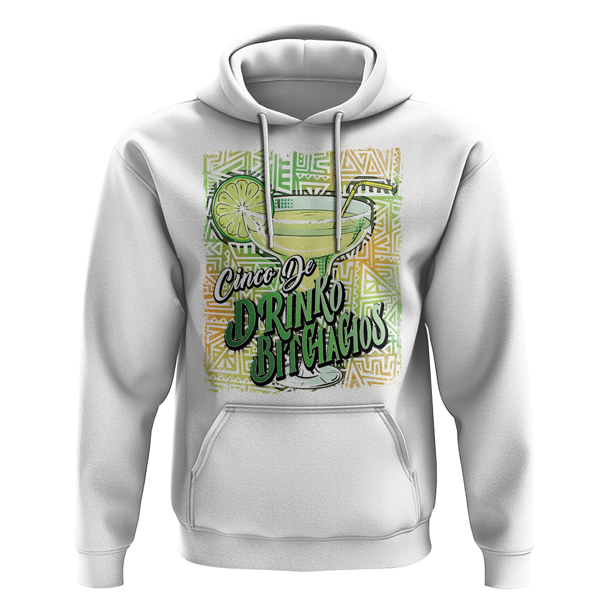 Cinco De Drinko Bitchachos Funny Mexican Party Hoodie - Wonder Print Shop