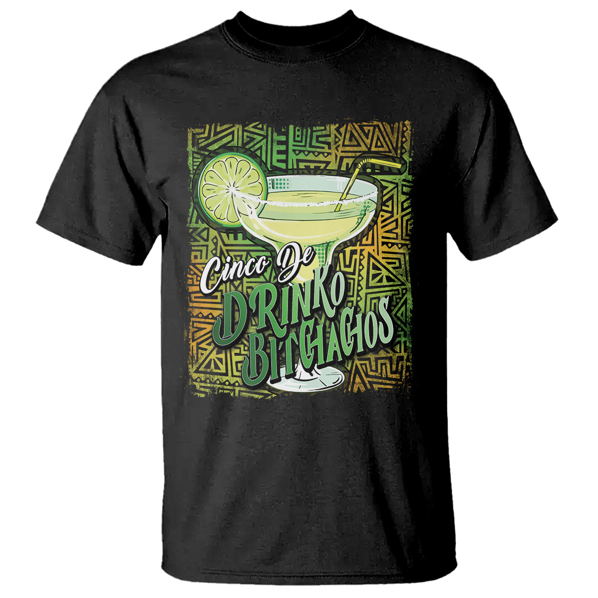 Cinco De Drinko Bitchachos Funny Mexican Party T Shirt - Wonder Print Shop