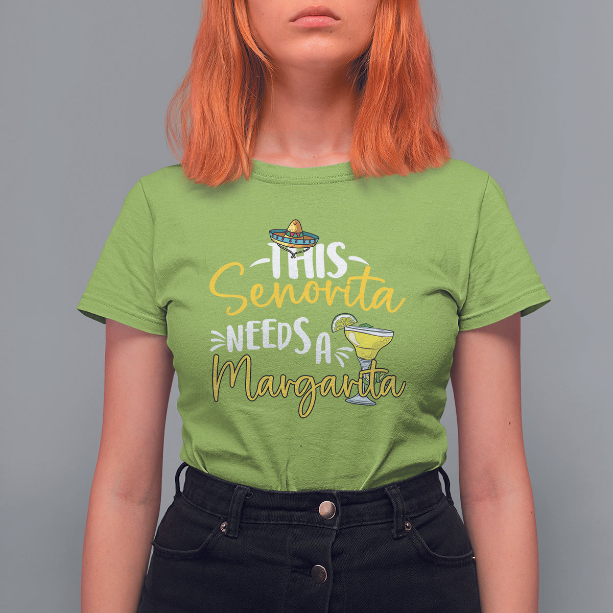 Cinco De Mayo T Shirt For Women This Senorita Needs A Margarita Funny Drinking - Wonder Print Shop