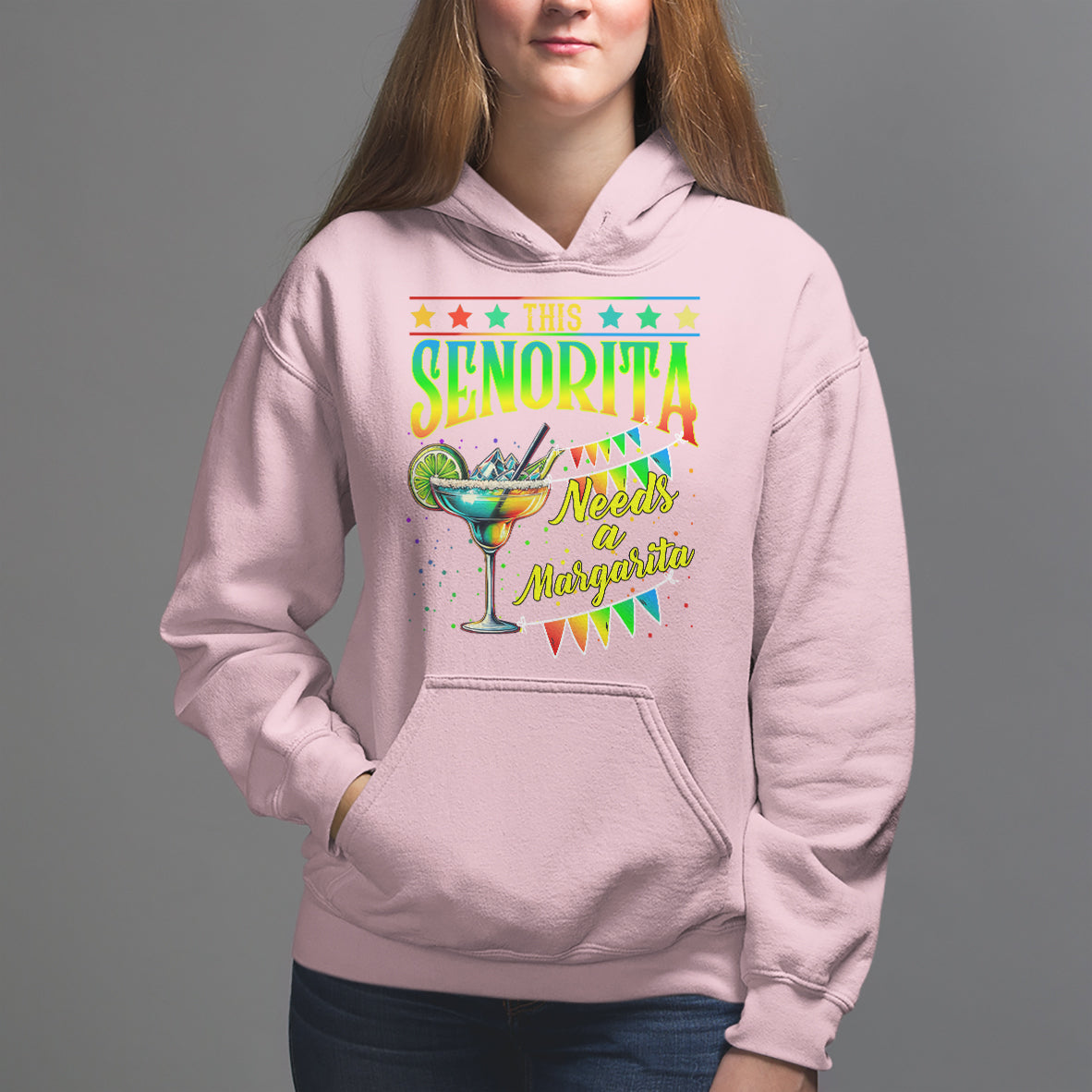 Cinco De Mayo Hoodie This Senorita Needs A Margarita Funny Drinking - Wonder Print Shop