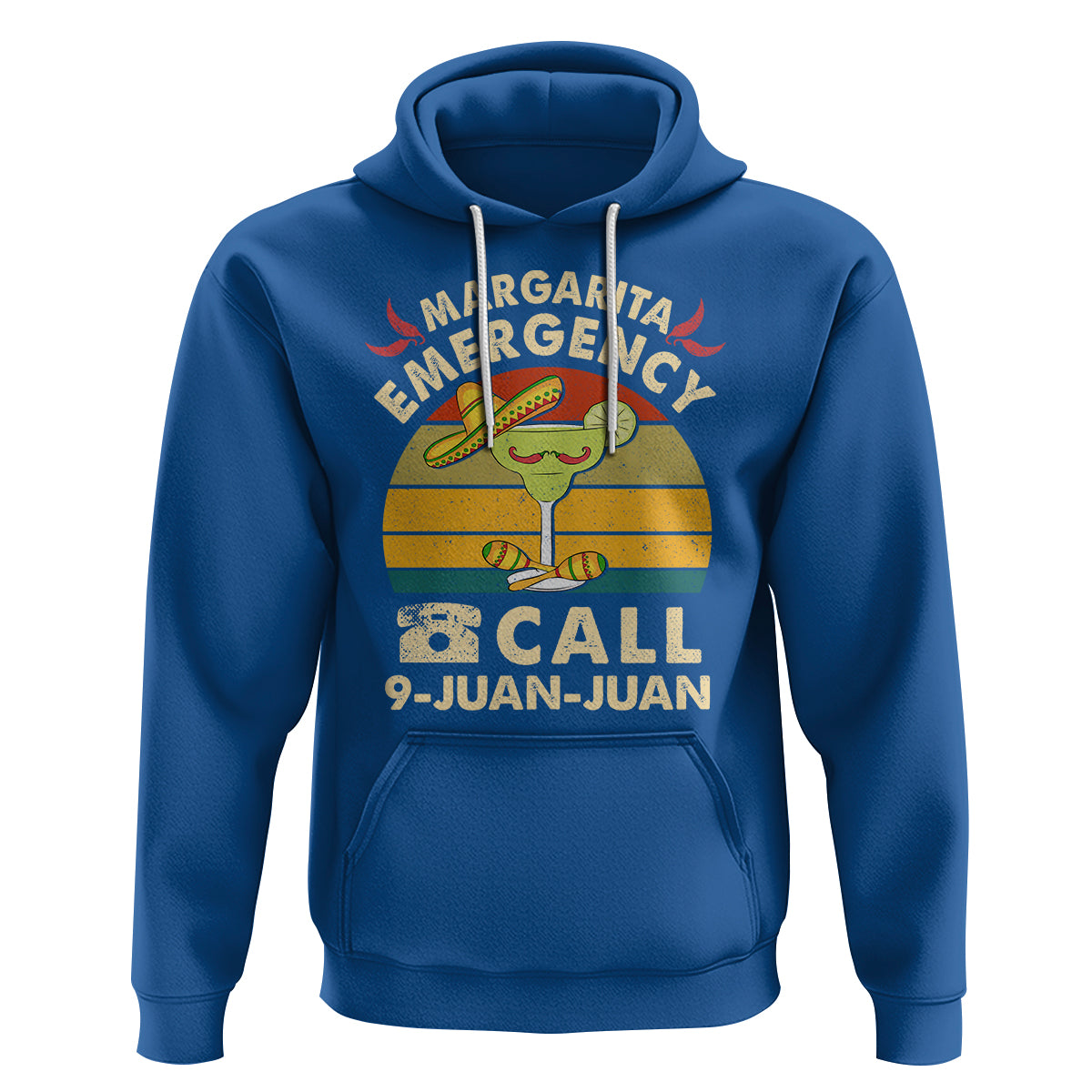 Cinco De Mayo Drinking Hoodie Margarita Emergency Call 9 Juan Juan - Wonder Print Shop