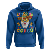Cinco De Mayo Dog Lover Hoodie Corgo Corgi Mexican Sombrero Maracas - Wonder Print Shop
