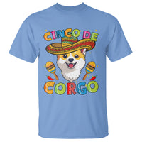 Cinco De Mayo Dog Lover T Shirt Corgo Corgi Mexican Sombrero Maracas - Wonder Print Shop