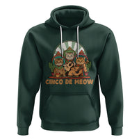 Cinco De Mayo Cat Lover Hoodie Cute Mexican Cat Mariachi Cinco De Meow - Wonder Print Shop