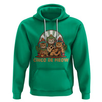 Cinco De Mayo Cat Lover Hoodie Cute Mexican Cat Mariachi Cinco De Meow - Wonder Print Shop