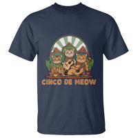 Cinco De Mayo Cat Lover T Shirt Cute Mexican Cat Mariachi Cinco De Meow - Wonder Print Shop