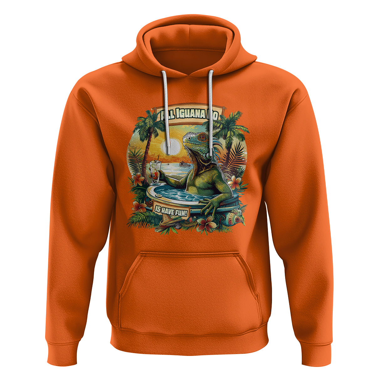 All Iguana Do Is Have Fun Cinco De Mayo Hoodie - Wonder Print Shop
