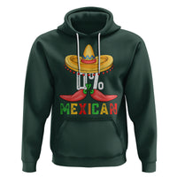 Funny Cinco De Mayo Hoodie 0% Mexican Fiesta Sombrero - Wonder Print Shop