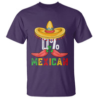 Funny Cinco De Mayo T Shirt 0% Mexican Fiesta Sombrero - Wonder Print Shop