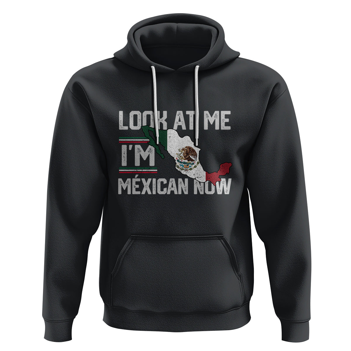 Funny Cinco De Mayo Hoodie Look At Me I'm Mexican Now - Wonder Print Shop