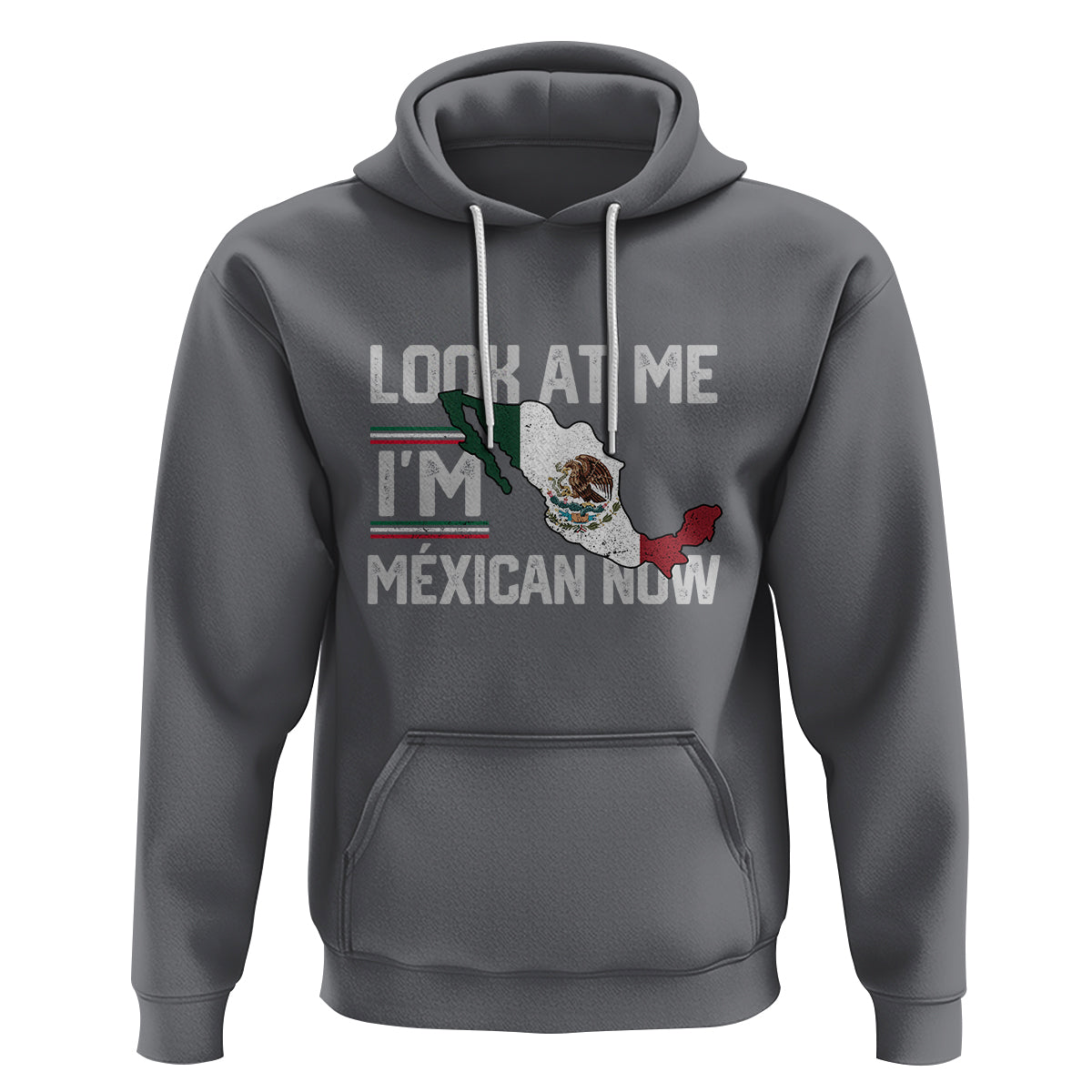 Funny Cinco De Mayo Hoodie Look At Me I'm Mexican Now - Wonder Print Shop