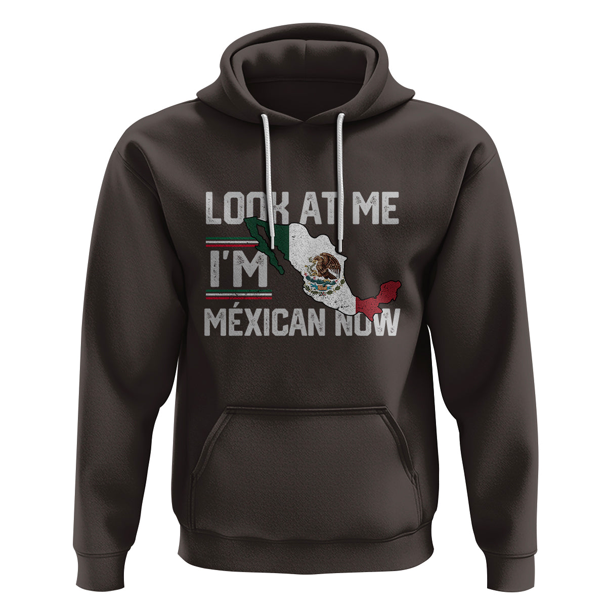 Funny Cinco De Mayo Hoodie Look At Me I'm Mexican Now - Wonder Print Shop