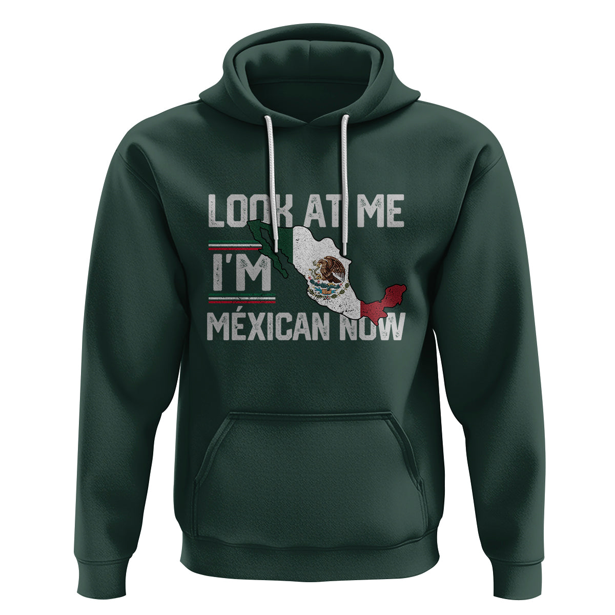 Funny Cinco De Mayo Hoodie Look At Me I'm Mexican Now - Wonder Print Shop