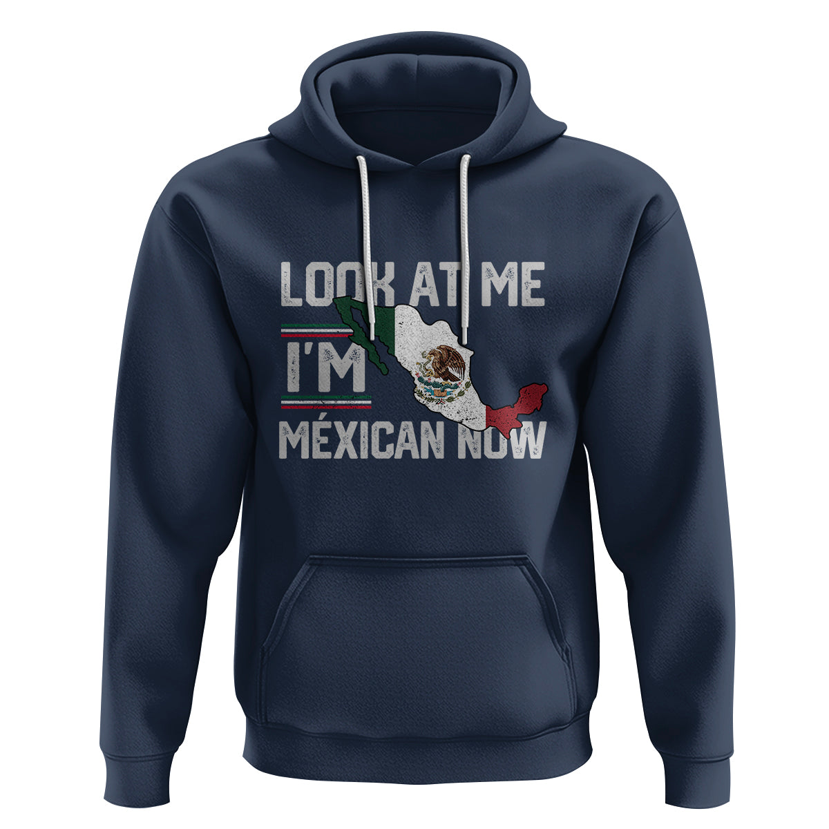 Funny Cinco De Mayo Hoodie Look At Me I'm Mexican Now - Wonder Print Shop