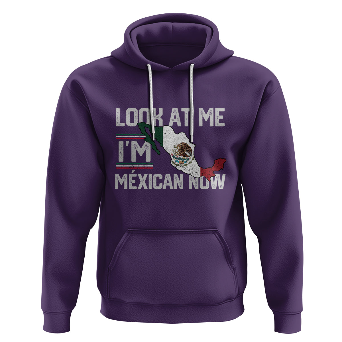 Funny Cinco De Mayo Hoodie Look At Me I'm Mexican Now - Wonder Print Shop
