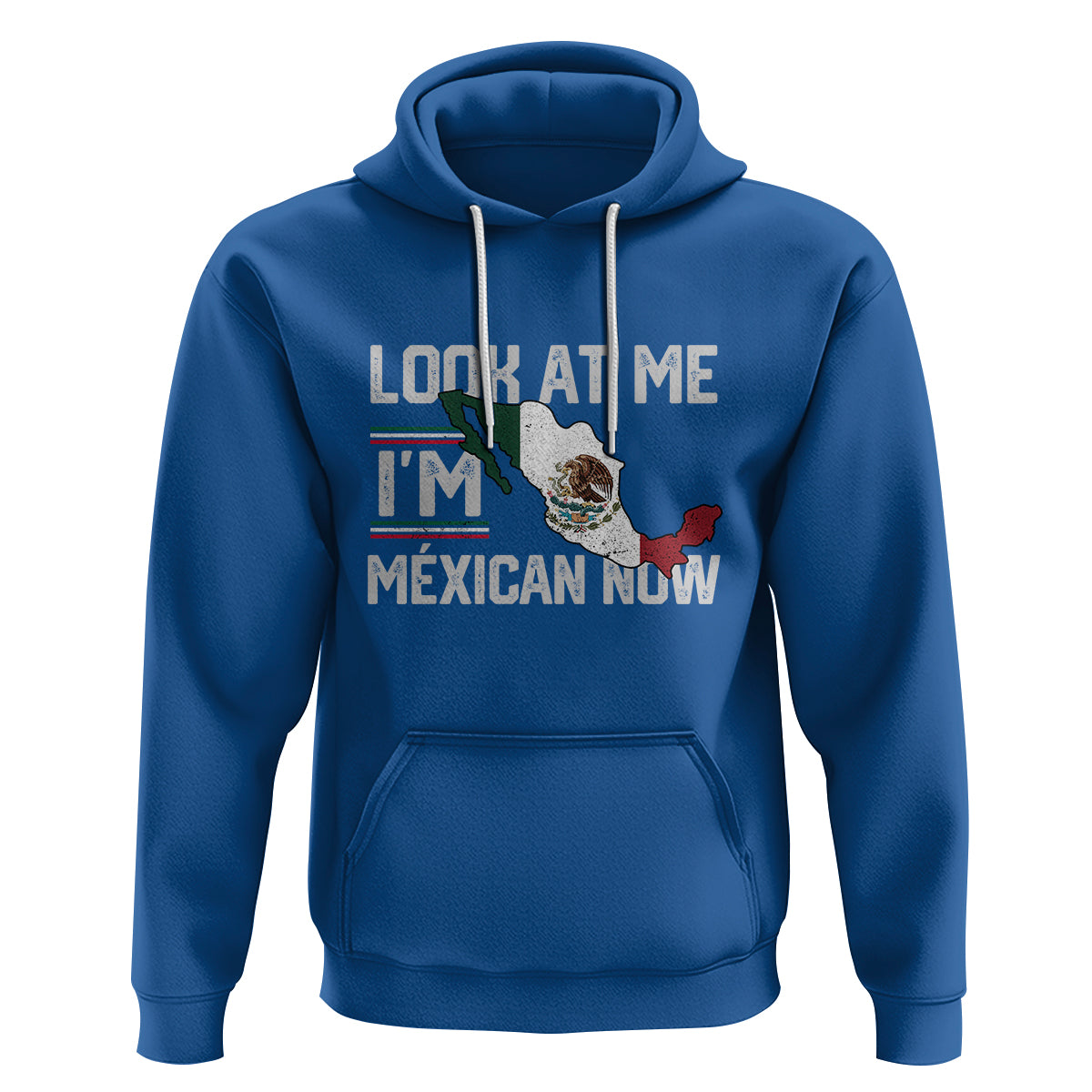 Funny Cinco De Mayo Hoodie Look At Me I'm Mexican Now - Wonder Print Shop
