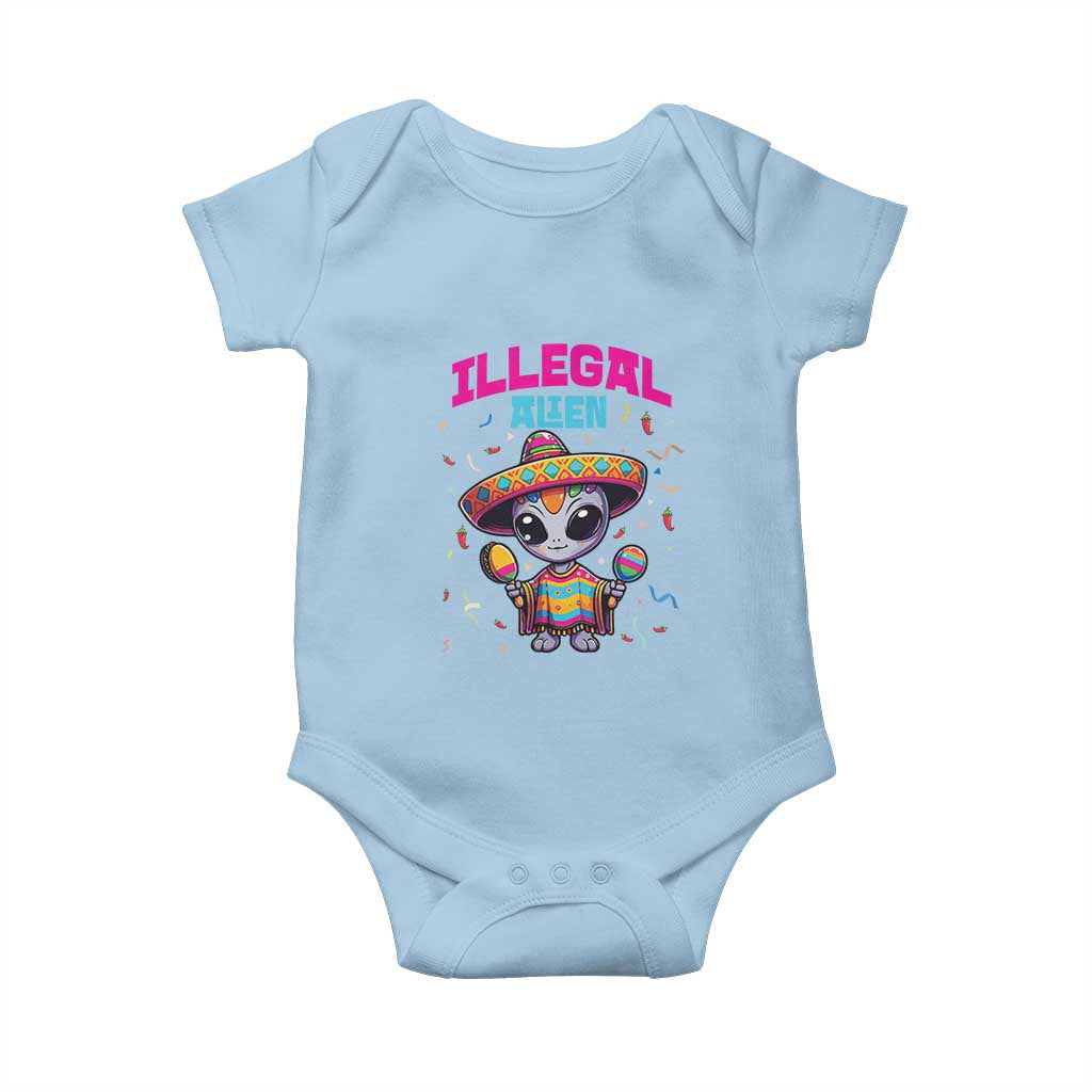 Funny Mexican Illegal Alien Cinco De Mayo Baby Onesie