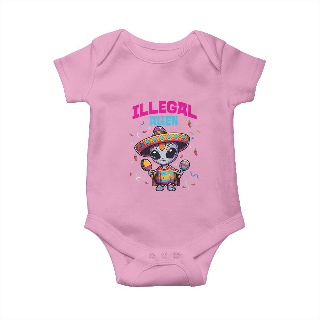 Funny Mexican Illegal Alien Cinco De Mayo Baby Onesie