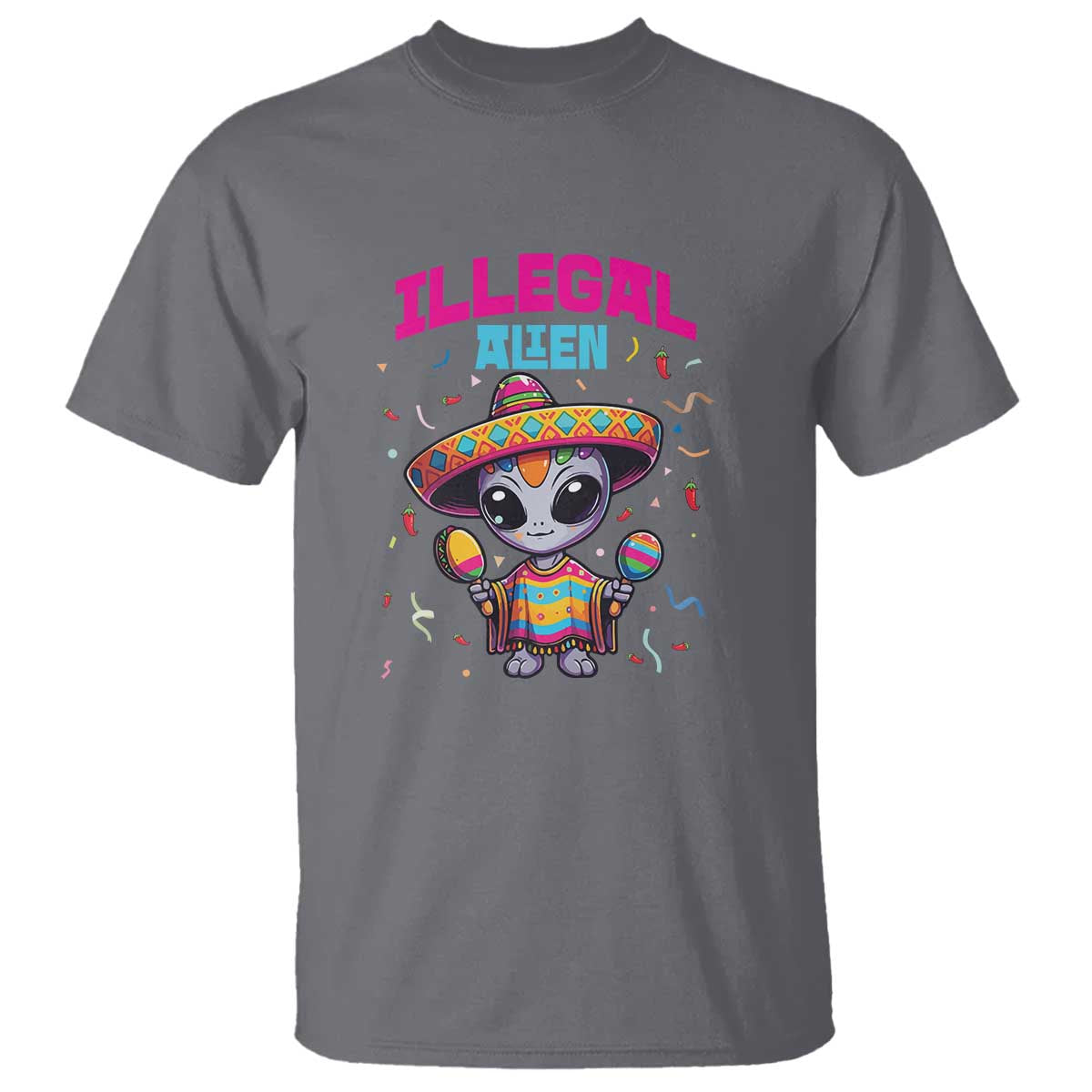 Funny Mexican Illegal Alien Cinco De Mayo T Shirt - Wonder Print Shop