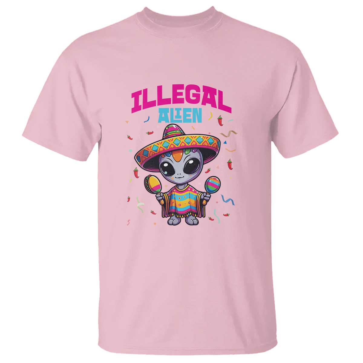 Funny Mexican Illegal Alien Cinco De Mayo T Shirt - Wonder Print Shop