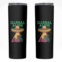 Funny Mexican Illegal Alien Skinny Tumbler