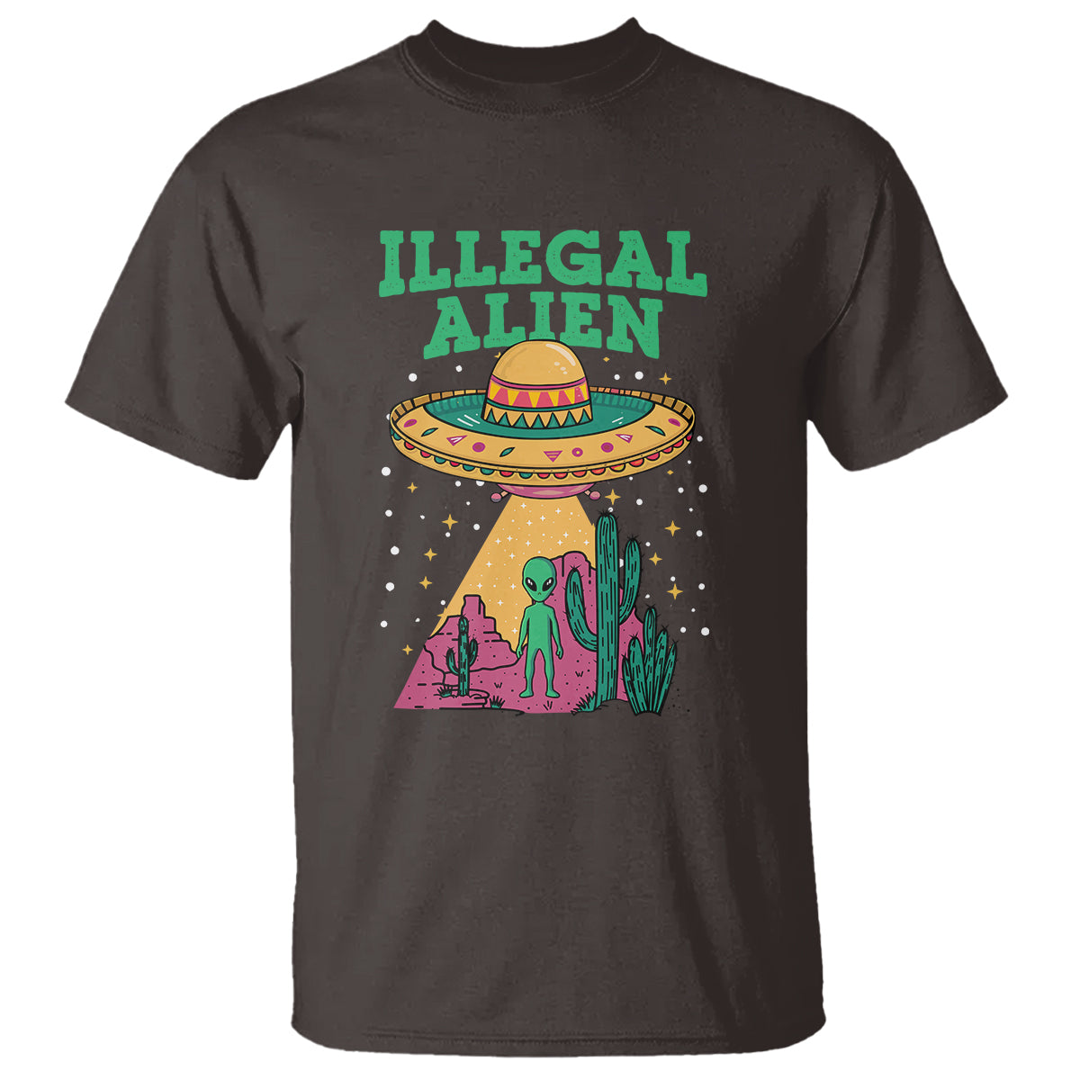 Funny Mexican Illegal Alien T Shirt - Wonder Print Shop
