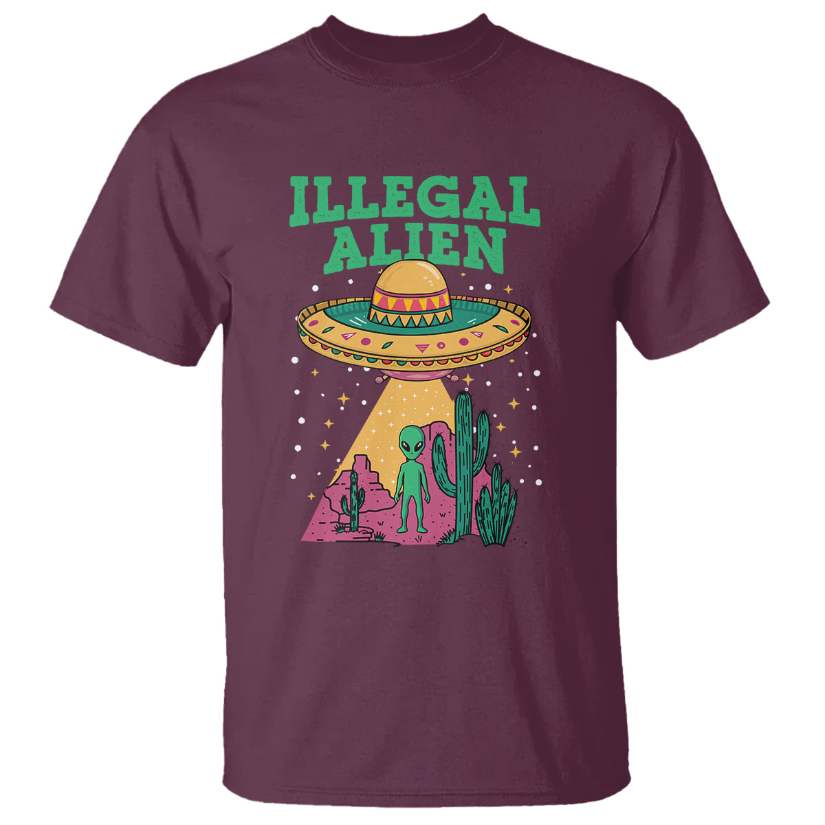 Funny Mexican Illegal Alien T Shirt - Wonder Print Shop