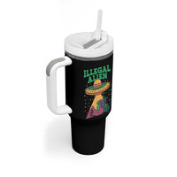 Funny Mexican Illegal Alien Tumbler With Handle