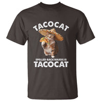 Funny Taco Cat Lover T Shirt Tacocat Spelled Backwards Tacos And Meme Cats - Wonder Print Shop