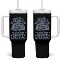 Helicopter Pilot Veteran Tumbler With Handle This Old Deaf Veteran Can Still Hear A Huey A Mile Away