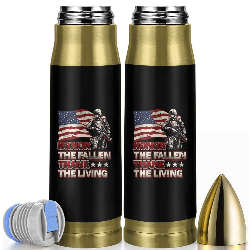 Veteran Bullet Tumbler Honor The Fallen Thank The Living Memorial Day