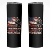 Veteran Skinny Tumbler Honor The Fallen Thank The Living Memorial Day