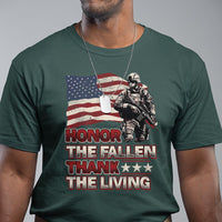 Veteran T Shirt Honor The Fallen Thank The Living Memorial Day - Wonder Print Shop