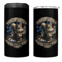 Veteran 4 in 1 Can Cooler Tumbler Never Forget Our Fallen Heroes Memorial Day