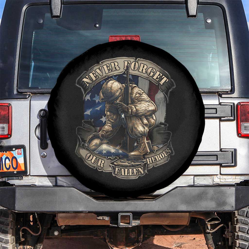 Veteran Spare Tire Cover Never Forget Our Fallen Heroes Memorial Day