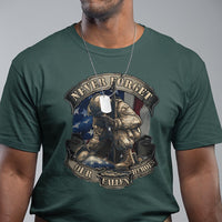Veteran T Shirt Never Forget Our Fallen Heroes Memorial Day - Wonder Print Shop