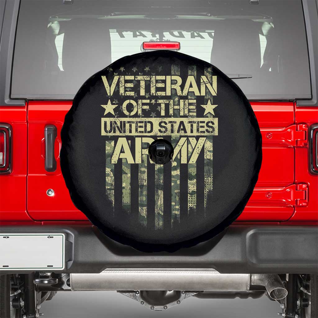 Veteran Of The United States Army Spare Tire Cover