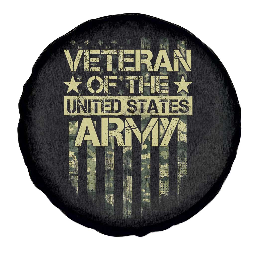 Veteran Of The United States Army Spare Tire Cover