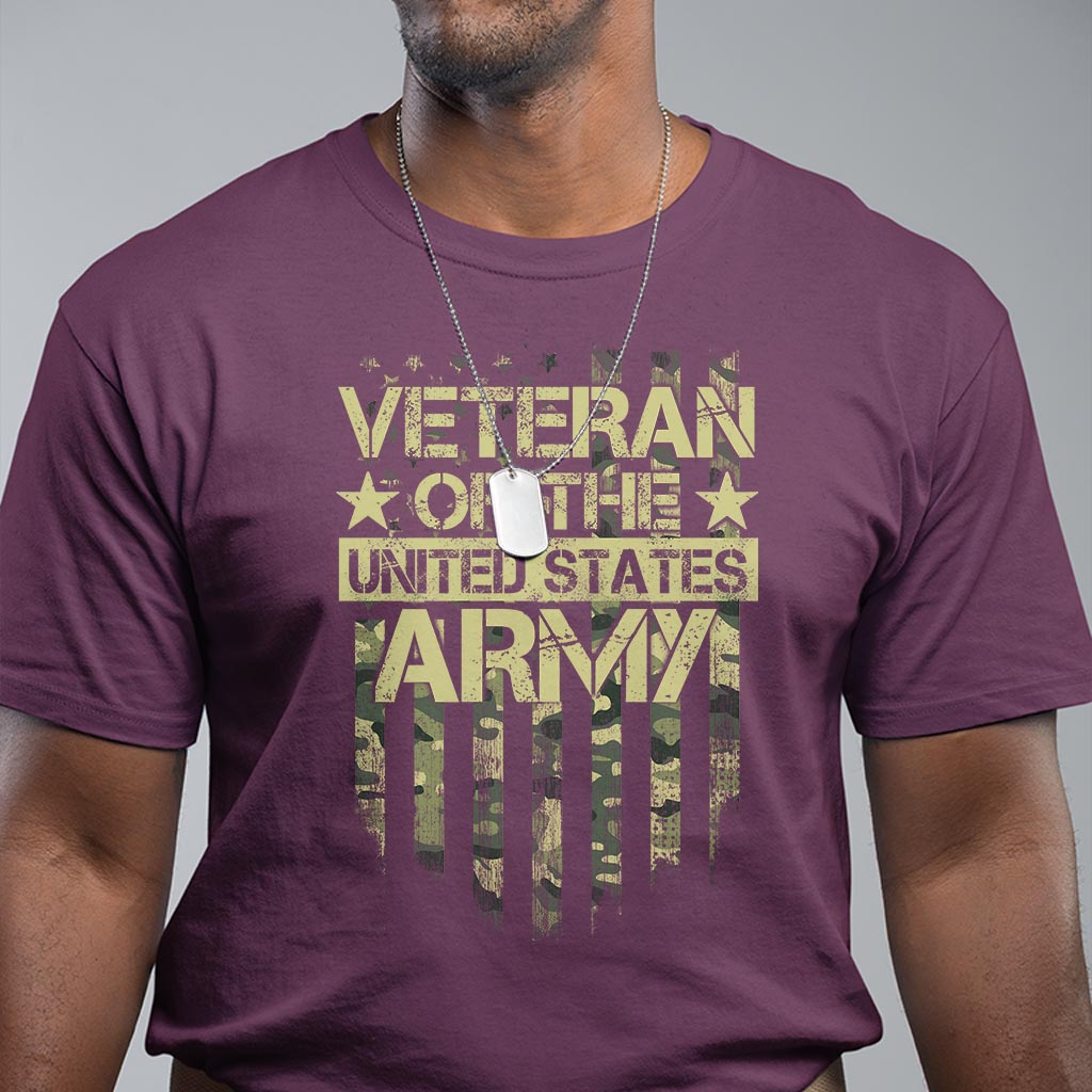 Veteran Of The United States Army T Shirt - Wonder Print Shop
